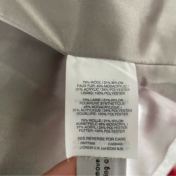 J.Crew Chateau Parka in Italian Stadium-Cloth Wool in Heather Dusk 00 - Picture 11 of 12